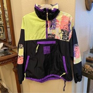 Vintage ALPINE DESIGN 3/4 Zipped Anorak Windbreaker Size Small-Unisex